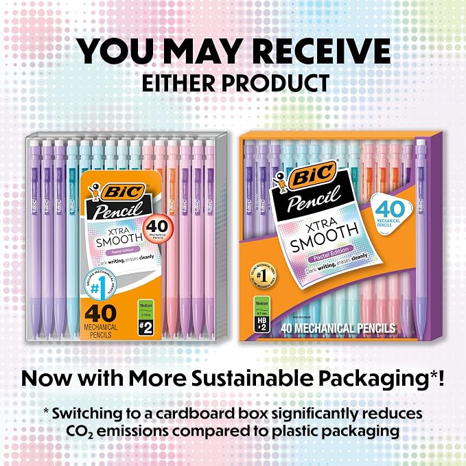 BIC Xtra-Smooth Pastel Mechanical Pencils - Image 2