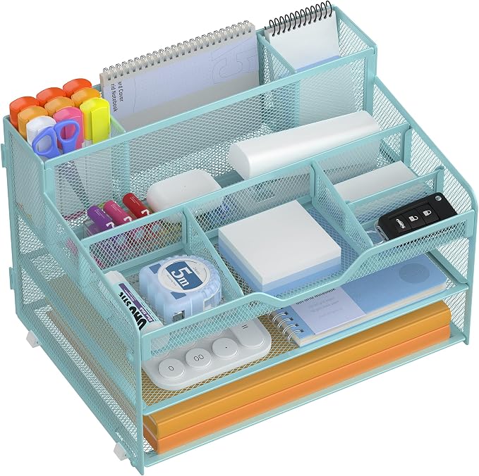 Docnest 3 Tier Mesh Desk Organizer by DocNest