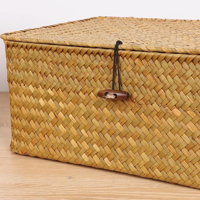 FEIALNDUO Wicker Shelf Baskets - Image 5