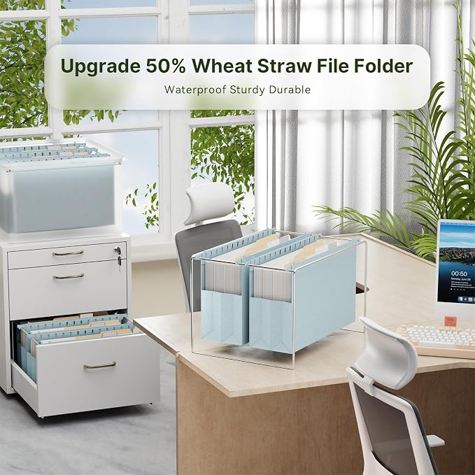 XINGIA Legal Size Hanging File Folders, Expandable 4 Inch File Folders Legal - Image 3