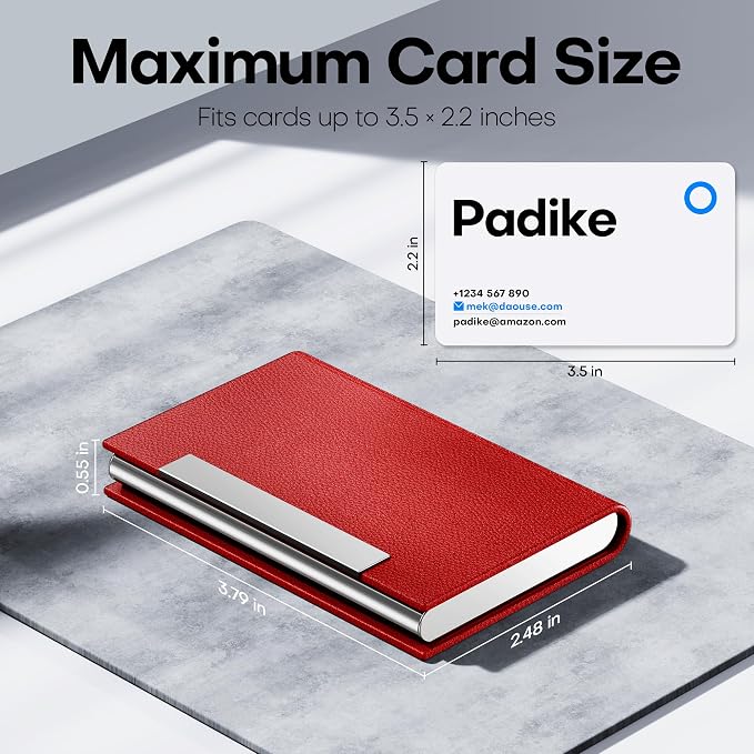 Padike Business Card Holder, RFID Protected - Image 5