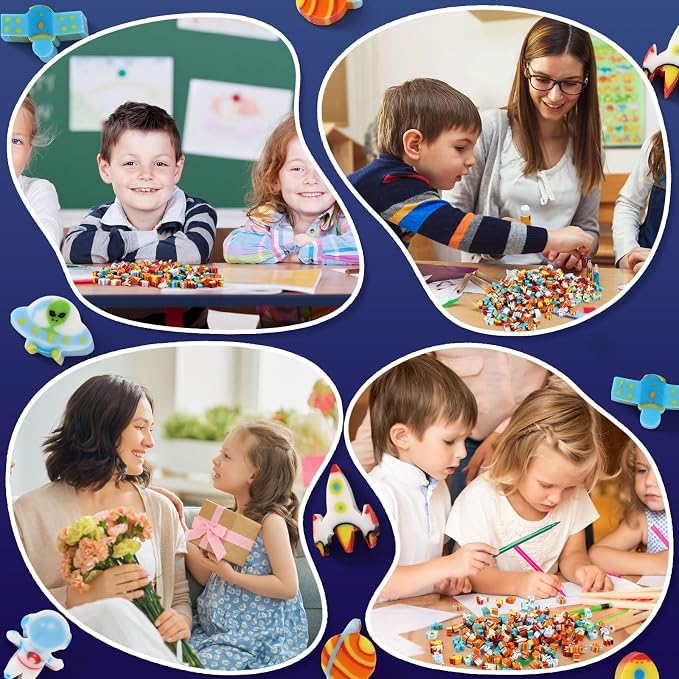 JUNEBRUSHS Space Mini Erasers - Image 7