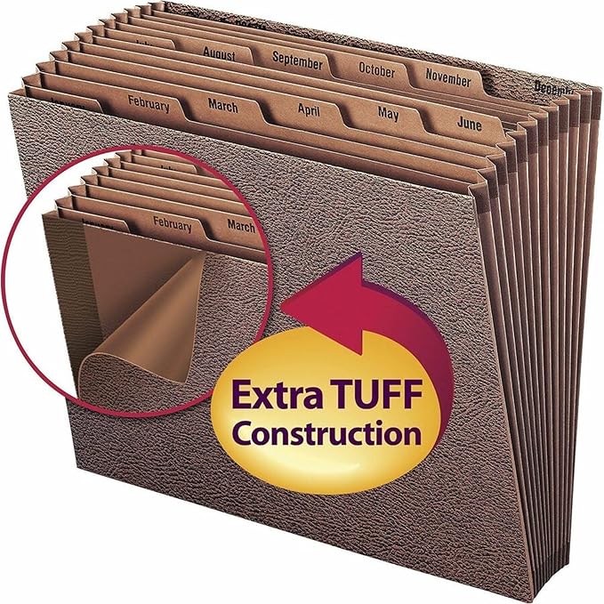 Smead TUFF Expanding File, 12 Pockets, Letter Size - Image 4