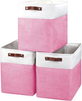Bagnizer Large Fabric Storage Baskets | 50L Storage Bins, Decorative Linen by Bagnizer