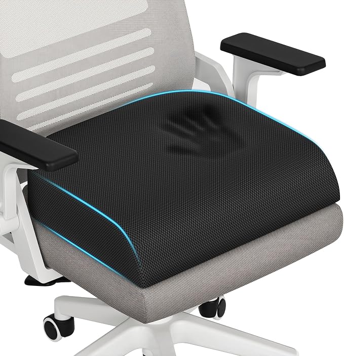 TranquilRelax Large Seat Cushion, Memory Foam Cushion by Unknown