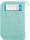Passport Holder for Travel, Women Rfid Blocking Passport Wallet, Travel by Unknown