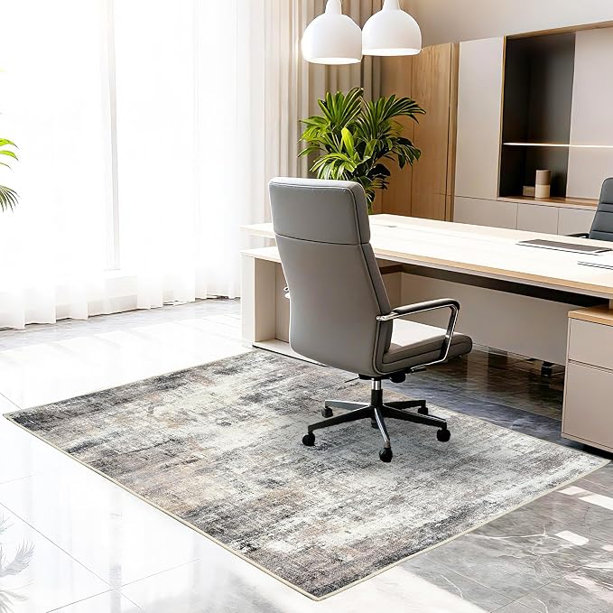Office Chair Mat Desk Chair Hardwood Mat, Easy Glide Office Rug Under Chair Mat by Ufeekare