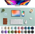 Aothia Faux Leather Desk Mat by AothiaSimpleNaturalUnique