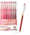 9 Colored Gel Pens Set, 0.6mm Fine Point by HysmmxHer