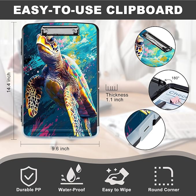 Heavy Duty Plastic Clipboard - Image 2