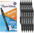 Paper Mate Profile Gel Pens, Retractable, Medium Point, Note-Taking by Unknown
