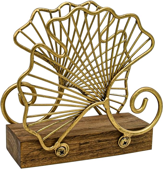 Leaves Vertical Napkin Holder, Contemporary Disposable Paper Hand Tower Storage - Image 6