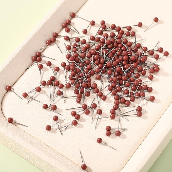 XIHIRCD 200pcs Push Pins, Map Tacks Round Head Map Push Pins Small Thumb Tacks - Image 4