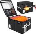 TOMKID 5200°F Fireproof Document Box, Fire Important Document Organizer by Aobteeny