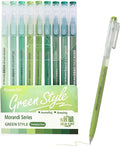 9 Colored Gel Pens Set, 0.6mm Fine Point by HysmmxHer
