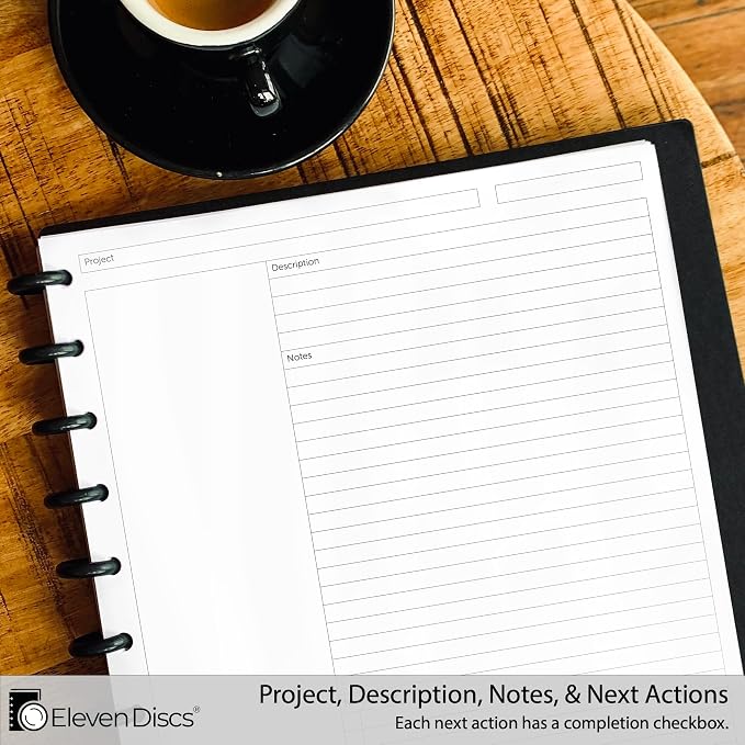 Eleven Discs Discbound Paper, Letter Size Project Planning Sheets - Image 3