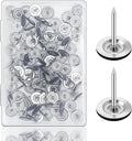 100 Pcs Metal Flat Head Thumb Tacks by Keepsweat
