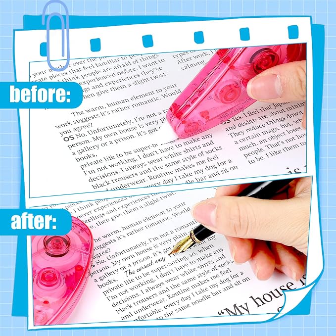 BESARME 12 Pack Correction Tape - Image 5