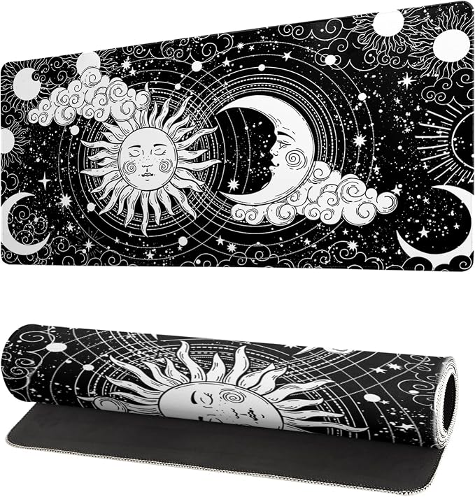 Magic Astrology Extended Big Mouse Pad Large, Gaming Mouse Pad Desk Pad by Siski