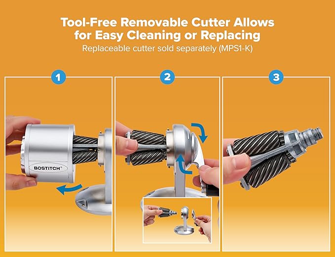Bostitch Metal Manual Pencil Sharpener - Image 4