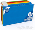 30 Pack Hanging File Folders Legal Size 8.5x14 by Juzari