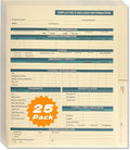 HR Folders for Employee Files – 25-Pack Heavy-Duty Manila Folders by YvnShineOffice