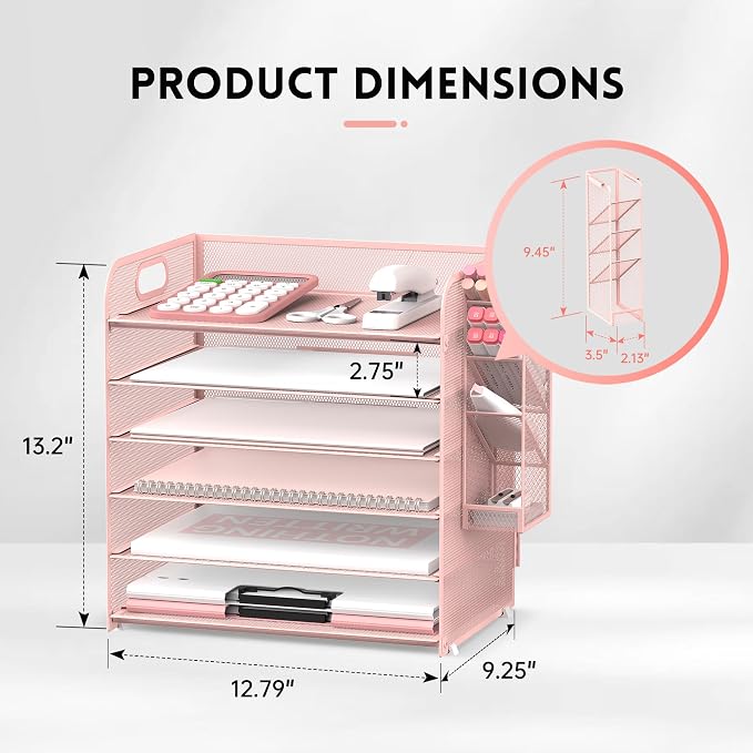 SUPEASY 6 Tier Desk Organizer - Image 5
