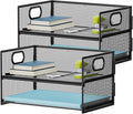 Marbrasse 2 Tier Paper Organizer Letter Tray, Mesh File Organizer by Marbrasse