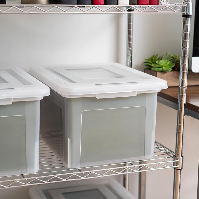 IRIS USA File Box, Plastic File Boxes - Image 5