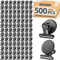 Grtard 500pack Magnetic Clips Heavy Duty, Refrigerator Magnets, Scratch Free by Grtard