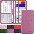 Valardoh Premium Car Registration and Insurance Card Holder, Car Document Holder by Valardoh