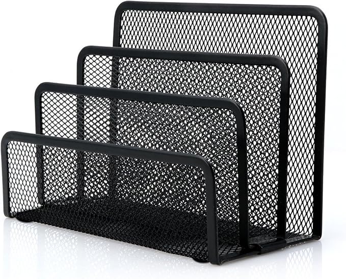 Desk Mail Organizer, File Holder Letter Sorter by Anumit