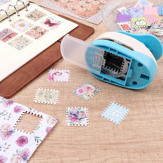 BAOFALI Stamp Puncher 1.2x1 inch Stamp Punch Rectangular Postage Stamp Punch - Image 3