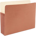 Staples Recycled Reinforced File Pockets, Letter Size, 3.5‑Inch Expansion by Staples