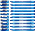Schneider Slider Memo XB Ballpoint Pen, 1.4 mm, Light Blue Barrel, Box of 10 by Schneider