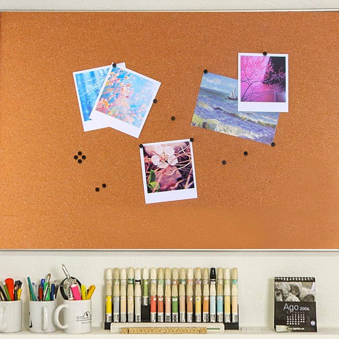 Push Pins Map Tacks 1/8-Inch Assorted Color Beads Head Map Marking Push Pins - Image 6
