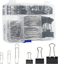 Assorted Size Binder Clips & Jumbo Paper Clips Set by EHME+EHME+EHME