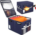 TOMKID 5200°F Fireproof Document Box, Fire Important Document Organizer by Aobteeny