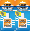 BIC Wite-Out Correction Fluid, 20mL | Quick Dry | Easy Application | 2-Pack by BIC