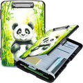 Green Bamboo Panda A4 Clipboard by Unknown