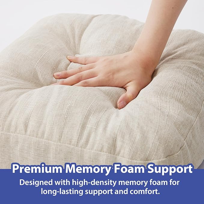 IASEAHK Chair Cushions for Dining Chairs, Dining Chair Cushions, Tufted Indoor - Image 5
