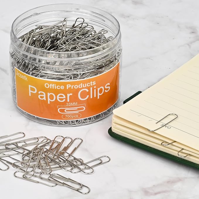 Medium Paper Clips, Paper Clip Medium Size, School and Teacher Supplies. - Image 7