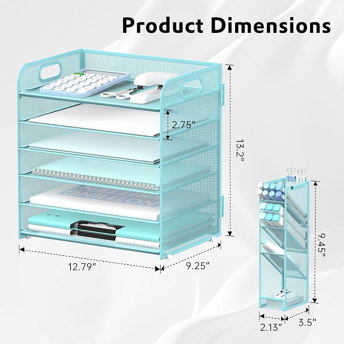 SUPEASY 6 Tier Paper Organizer - Image 7