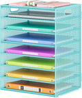 Lavatino 8-Tier Office Desk File Organizer, Letter Tray Paper Organizer by Lavatino