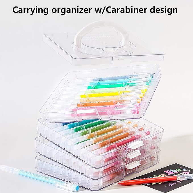 45 Colored Gel Pens Set, 0.6mm Fine Point - Image 7