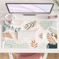 Colorful Star Large Mouse Pad, Abstract Botanical Waterproof Desk Mat, Boho by ColorfulStar