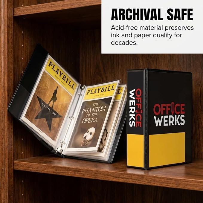 Sheet Protectors 5.5 x 8.5, 100 Pack Heavyweight Clear Mini Page Protectors - Image 7