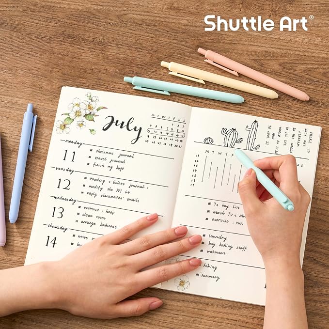 Shuttle Art Retractable Mild Gel Ink Pens - Image 5