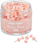 FUDAO FAMILY 300pcs Push Pins for Bulletin Board, Thumb Tacks for Wall Corkboard by FUDAOFAMILY