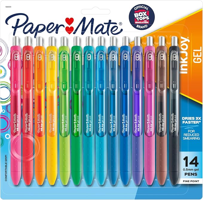 Paper Mate InkJoy Pens, Gel Pens, Fine Point, by PaperMate
